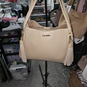 Steve Madden Tan Shoulder Bag with Tassels